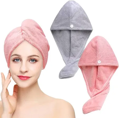 Microfiber Hair Fast Drying Towel 